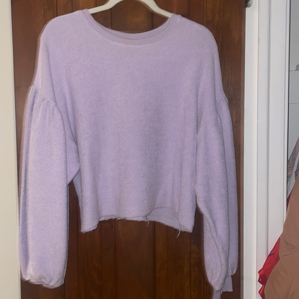 Free people Terry clothe sweater